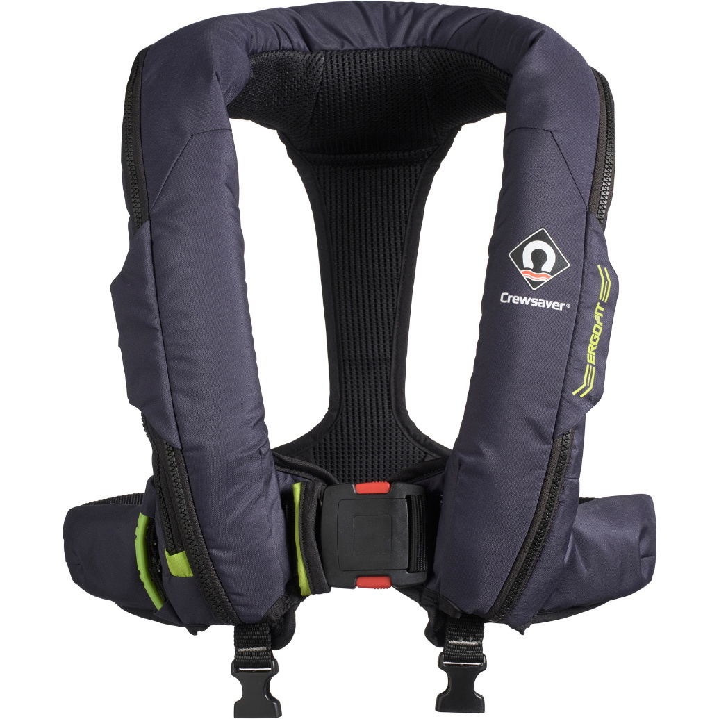 2026 Crewsaver Ergofit 190N ISO Single Hammar Lifejacket 7005002 - Navy / Lime